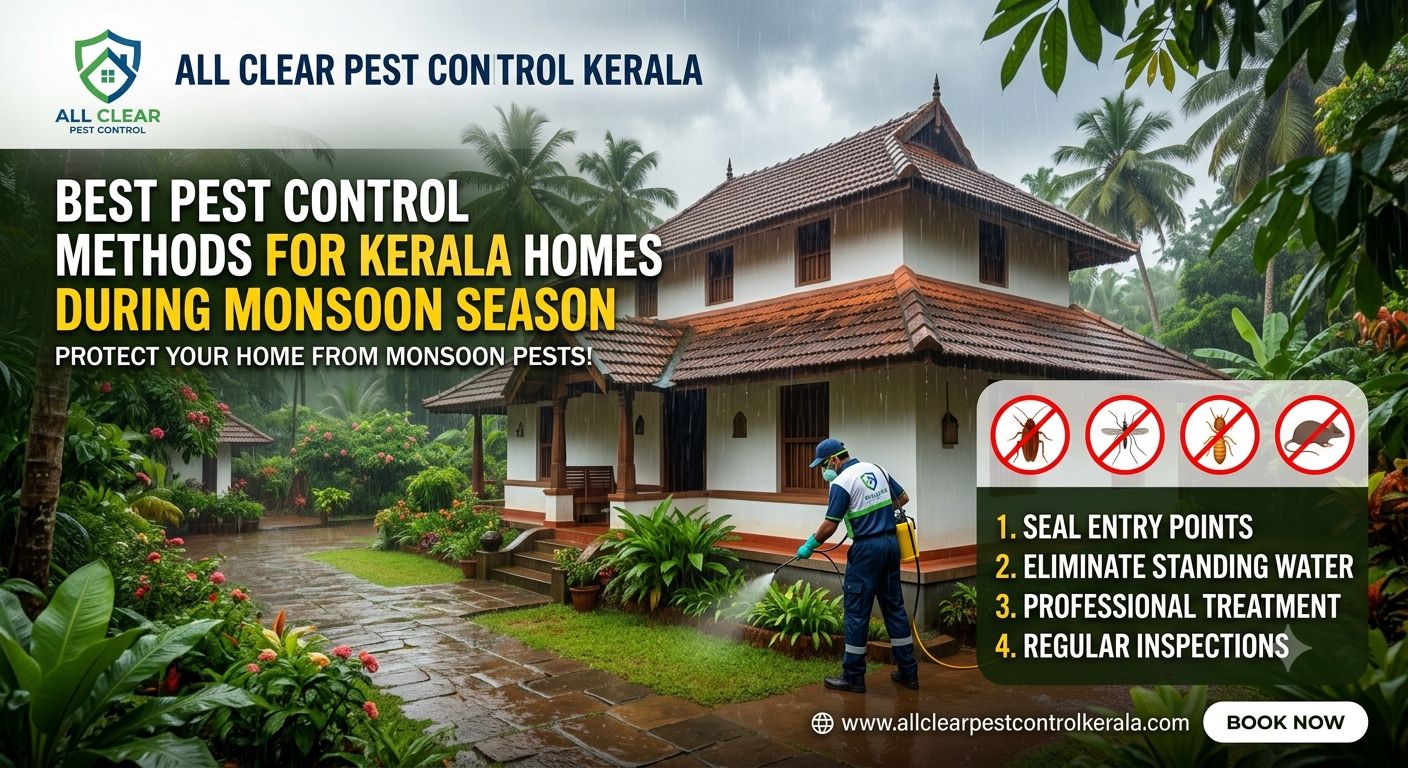 Best Pest Control Methods for Kerala Homes During Monsoon Season