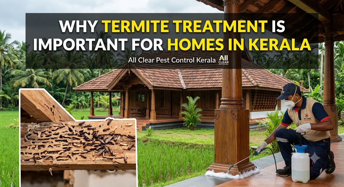 Why Termite Treatment Is Important for Homes in Kerala